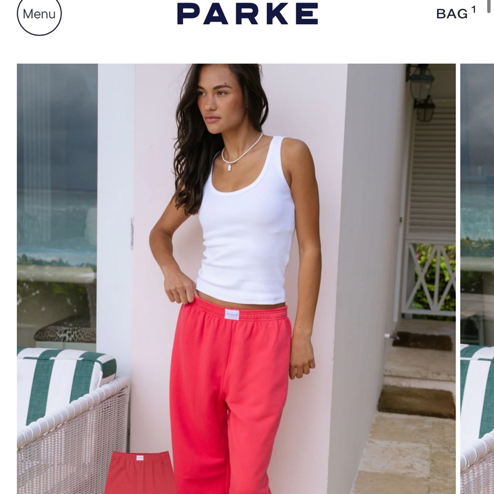 PARKE - summerland boxer sweatpants - Picture 2 of 3